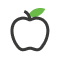 icono de manzana